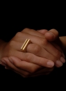 Diamant-Ring-Buch-Gelbgold
