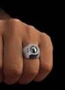 Perlen Ring Diamantenauge