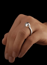 Perlen Ring Mond