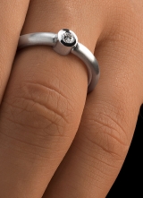 Solitaire Ring Diamantenstab