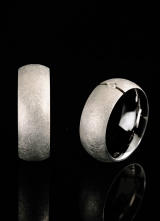 Trauringe Spannring Weissgold