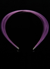 Wechselcollier Drahtcollier Pink