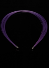 Wechselcollier Drahtcollier Violett