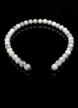 Wechselcollier Steinkette Haulithkugel