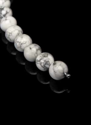 Wechselcollier Steinkette Haulithkugel