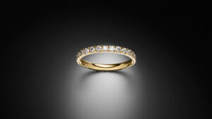Diamanten Memoire Ring 1.15ct prachtvoll - 750 Gelbgold - Beisteckring - STEINBACH Goldschmiede