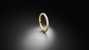 Diamanten Memoire Ring 1.15ct prachtvoll - 750 Gelbgold - Beisteckring - STEINBACH Goldschmiede