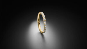 Diamanten Memoire Ring 1.15ct prachtvoll - 750 Gelbgold - Beisteckring - STEINBACH Goldschmiede