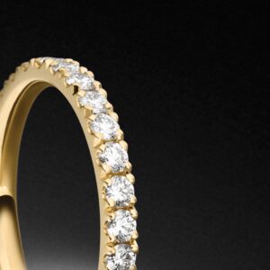 Diamanten Memoire Ring 1.15ct prachtvoll - 750 Gelbgold - Beisteckring - STEINBACH Goldschmiede