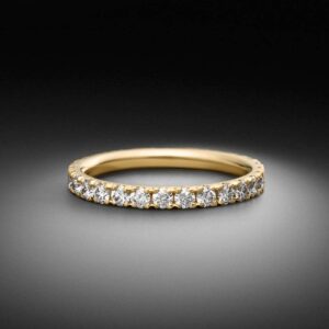 Diamanten Memoire Ring 1.15ct prachtvoll - 750 Gelbgold - Beisteckring - STEINBACH Goldschmiede