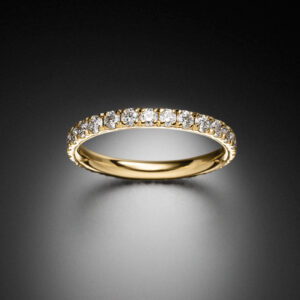 Diamanten Memoire Ring 1.15ct prachtvoll - 750 Gelbgold - Beisteckring - STEINBACH Goldschmiede