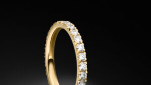 Diamanten Memoire Ring 1.15ct prachtvoll - 750 Gelbgold - Beisteckring - STEINBACH Goldschmiede