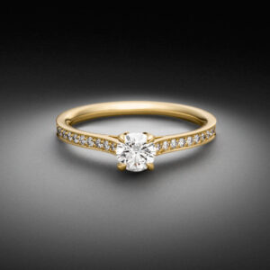 Diamanten Solitärring Gelbgold 0.50 ct - Exzellente Qualität - STEINBACH Goldschmiede