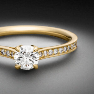 Diamanten Solitärring Gelbgold 0.50 ct - Exzellente Qualität - STEINBACH Goldschmiede