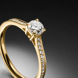 Diamanten Solitärring Gelbgold 0.50 ct - Exzellente Qualität - STEINBACH Goldschmiede