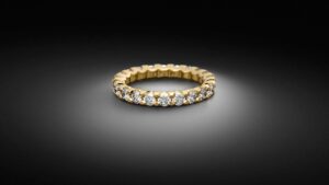 Embrace Diamanten Ring Setting 2.2ct - Memoire Ringe - Gelbgold Steinbach Goldschmiede