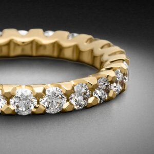 Embrace Diamanten Ring Setting 2.2ct - Memoire Ringe - Gelbgold Steinbach Goldschmiede