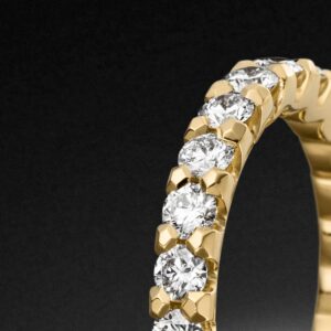 Embrace Diamanten Ring Setting 2.2ct - Memoire Ringe - Gelbgold Steinbach Goldschmiede