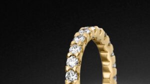 Embrace Diamanten Ring Setting 2.2ct - Memoire Ringe - Gelbgold Steinbach Goldschmiede