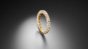 Embrace Diamanten Ring Setting 3.0ct - Memoire Ringe - Gelbgold Steinbach Goldschmiede