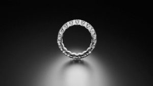 Embrace Diamanten Ring Setting 3.0ct - Memoire Ringe - Weissgold Steinbach Goldschmiede