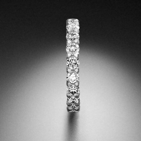 Embrace Diamanten Ring Setting 3.0ct - Memoire Ringe - Weissgold Steinbach Goldschmiede