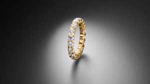 Embrace Diamanten Ring Setting 3.8ct - Memoire Ringe - Gelbgold Steinbach Goldschmiede