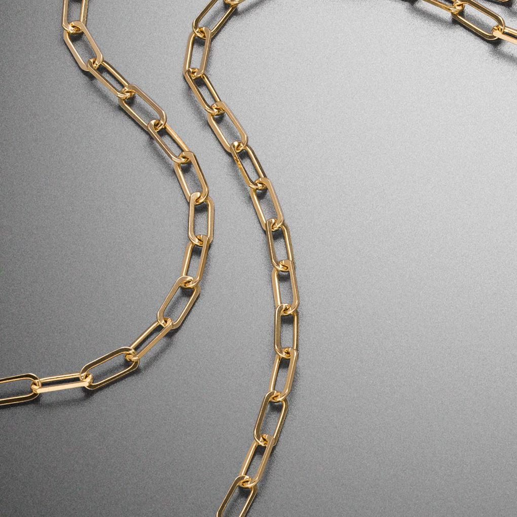 Goldkette eckig Gelbgold - STEINBACH Goldschmiede