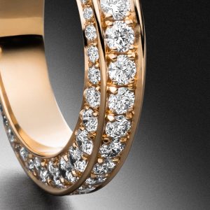 Memoire Ring Multi Alliance Exire Roségold Diamanten - Steinbach Goldschmiede