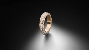 Memoire Ring Multi Alliance Exire Weissgold Roségold Diamanten Steinbach Goldschmiede