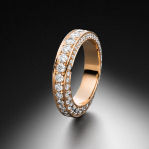 Memoire Ring Multi Alliance Exire Roségold Diamanten - Steinbach Goldschmiede