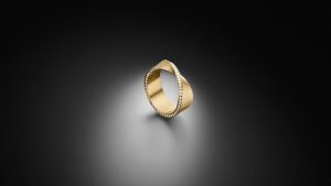 moebiusring 8mm moebiusband ring gelbgold diamanten steinbach goldschmiede