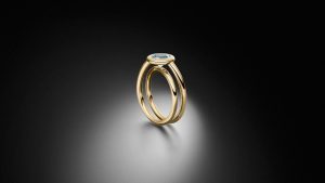 topas spiralring ring gelbgold steinbach goldschmiede